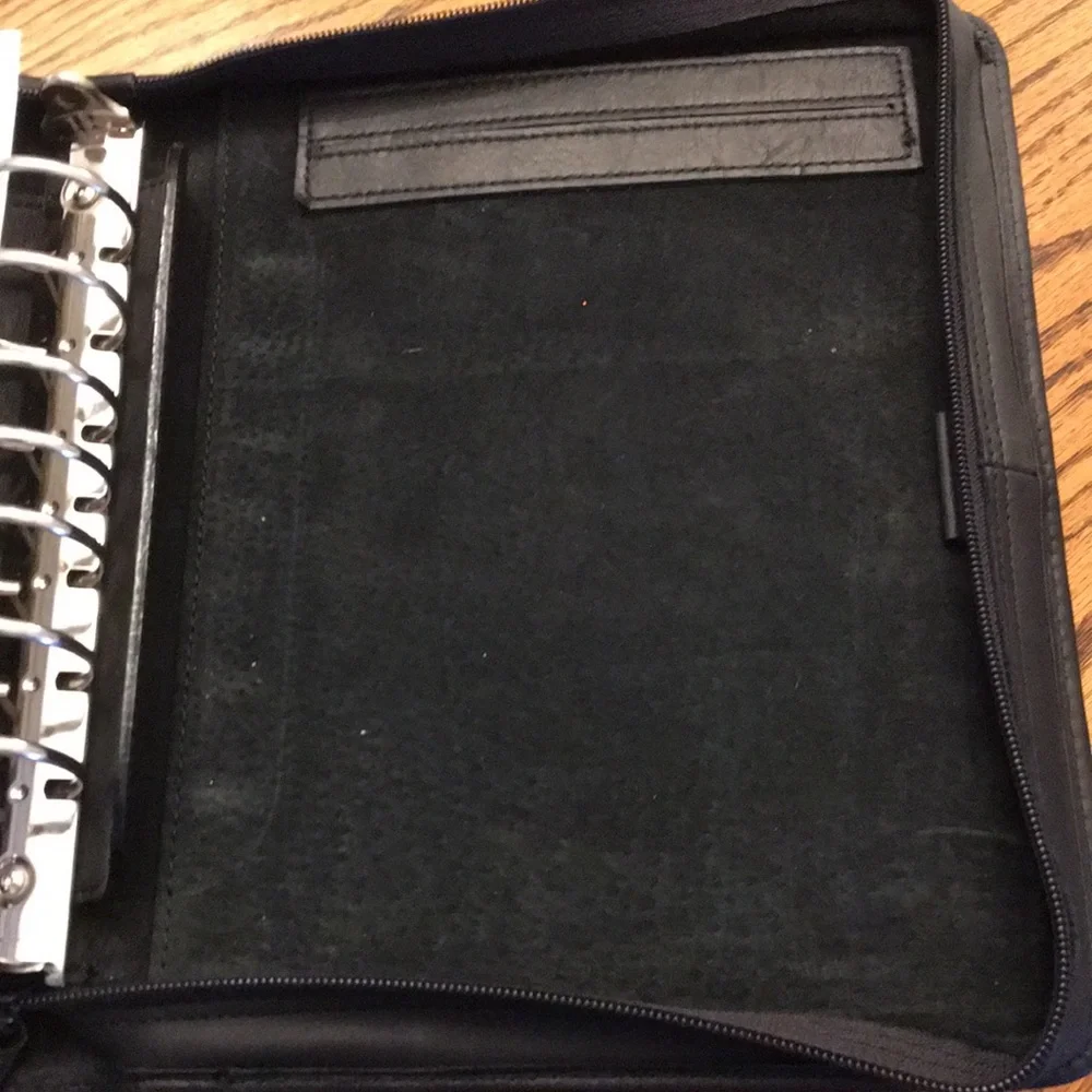 Leather organizer by Kirkland